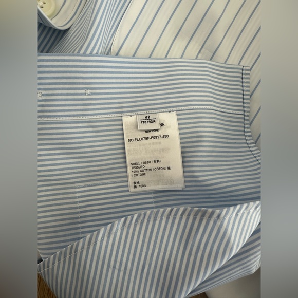 NWT Thom Browne Striped Cotton Poplin Supersized Button-Down Shirt - Picture 8 of 10